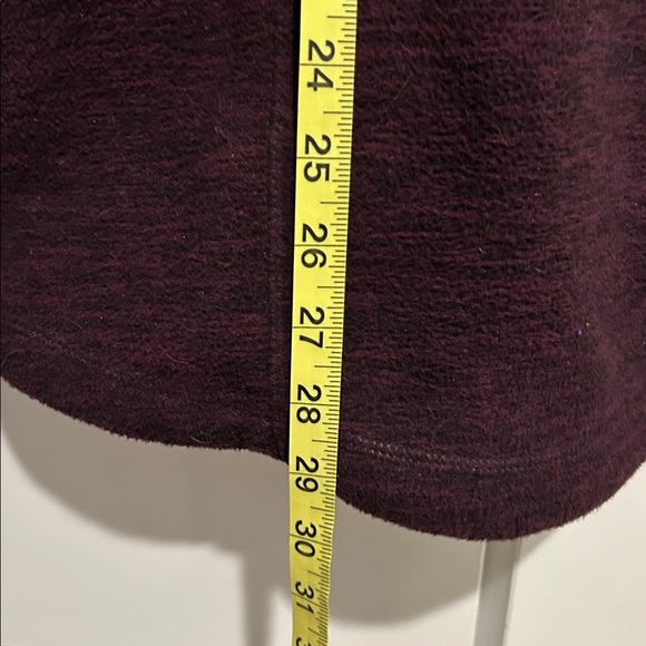Purple Jacket black sherpa lining and cuff trim. Excellent pre-owned condition. - Picture 7 of 8